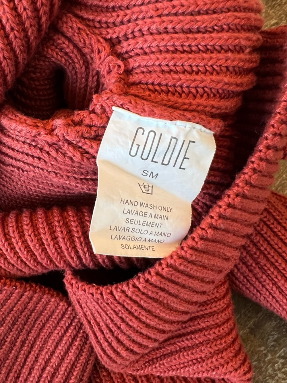 Goldie crew neck side-tie Sweater - Picture 8 of 8
